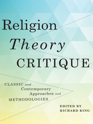 cover image of Religion, Theory, Critique